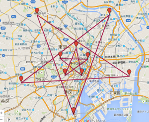 東京は皇居中心に悪魔勢力が広がり京都全体には呪術がかかっている